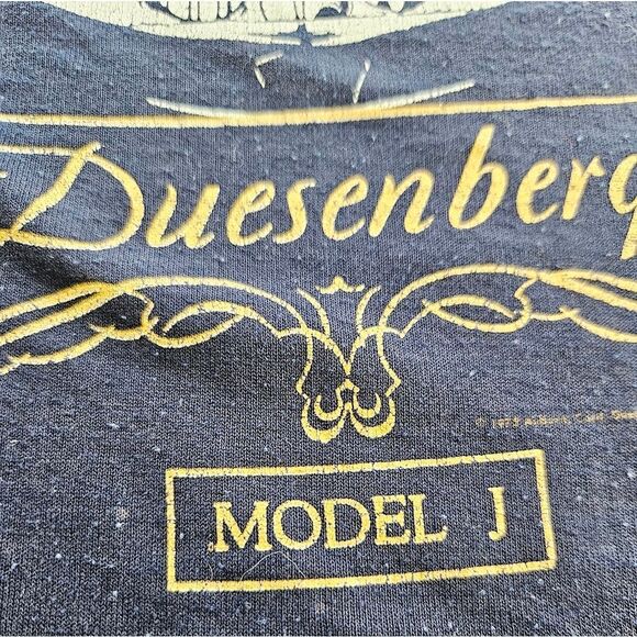 Vintage 1976 Auburn Cord Duesenberg Antique Car Model J Graphic Tee T-Shirt XL - Picture 4 of 15